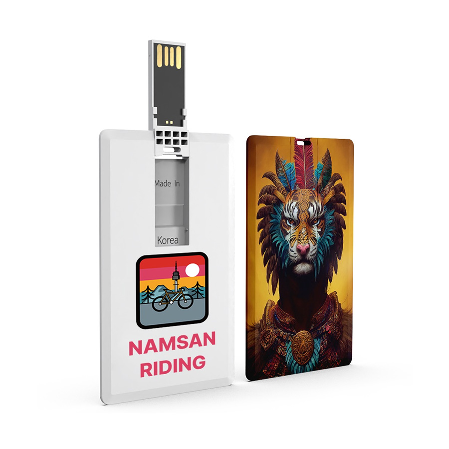 풀컬러 인쇄 카드형 USB 32GB (USB2.0, 100개)